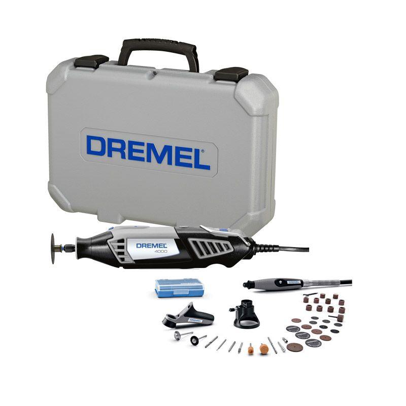 Dremel 4000 - Kit con 3 aditamentos y 36 accesorios F0134000NA