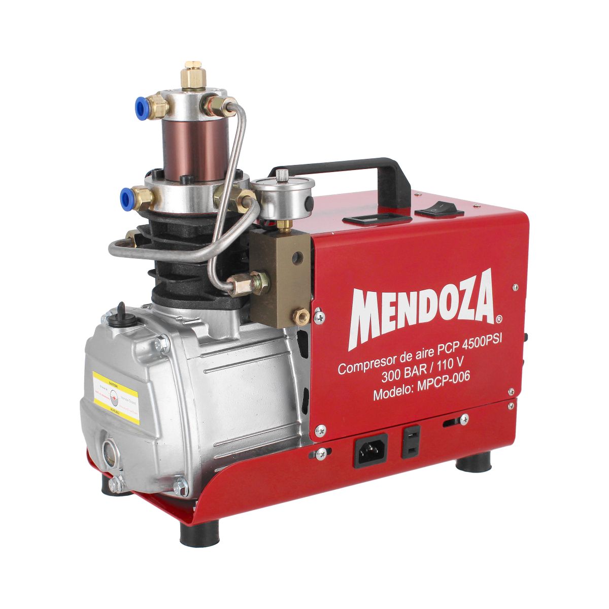 Compresor de aire PCP de 110 V 4500 PSI MPCP-006 Mendoza