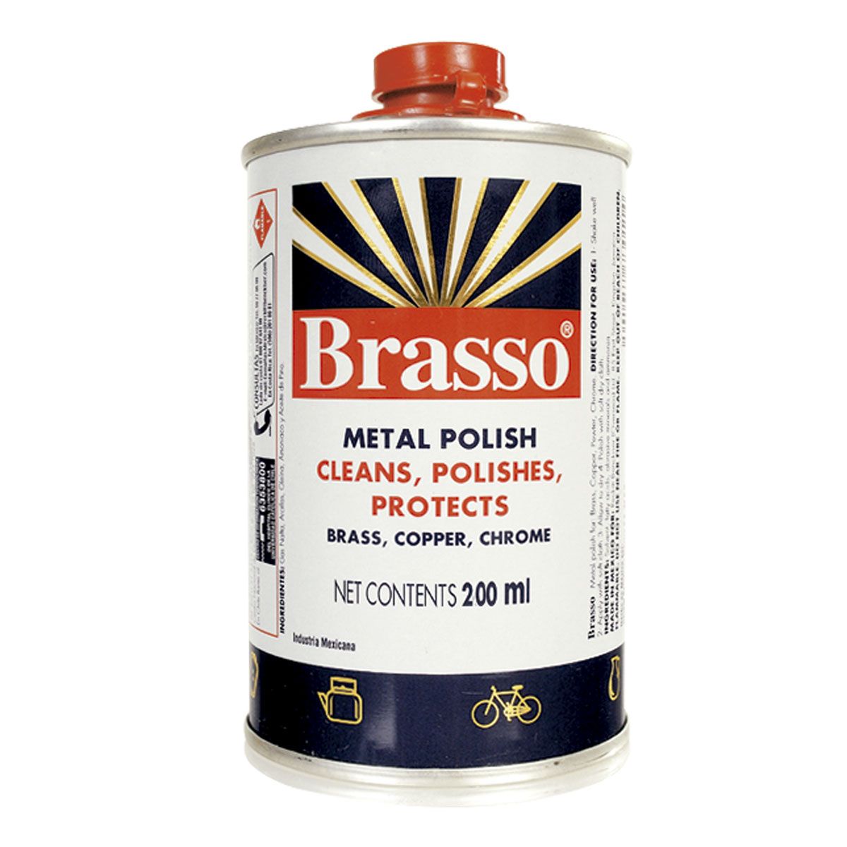 Líquido limpia metales 200 ml Brasso