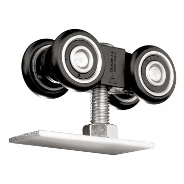 Herraje de correderas para cuatro hojas en sistema plegable DN-80 Ducasse