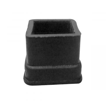 Regatón de hule cuadrado de 1"