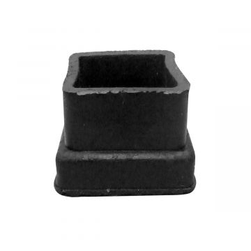 Regatón de hule cuadrado de 1-1/2"