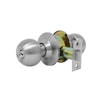 Cerradura para baño cromo mate Gamma Phillips