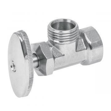 Llave angular con presión sin tuerca 1/2" x 1/2" YD0186 Yarden