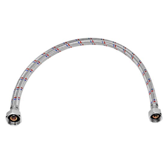 Manguera flexible para lavabo 1/2" x 1/2" de 40 cm 1321 Adir