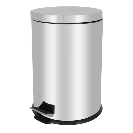 Contenedor para basura de 20 litros 17232 Silver Master