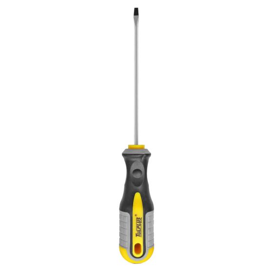 Desarmador punta plana con mango confort grip 1/8" x 4" 3700 Tulplus 