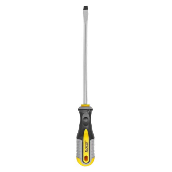 Desarmador punta plana con mango confort grip 3/8" x 8" 3708 Tulplus 