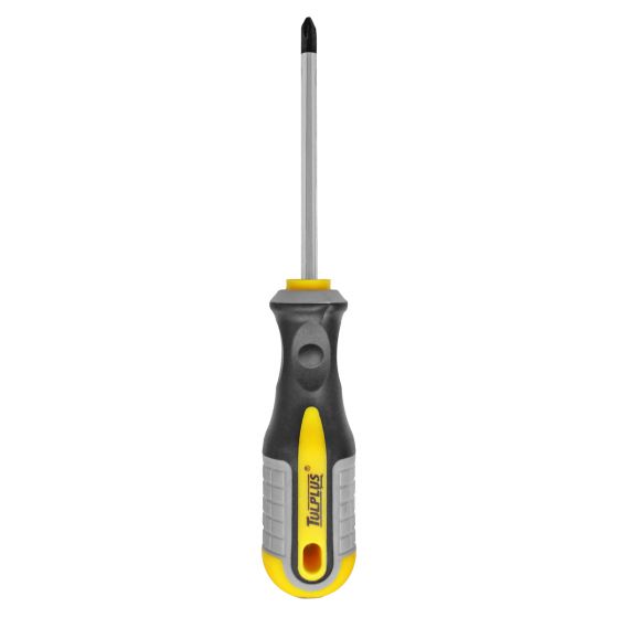 Desarmador punta Phillips con mango confort grip 1/4" x 4" 3712 Tulplus 