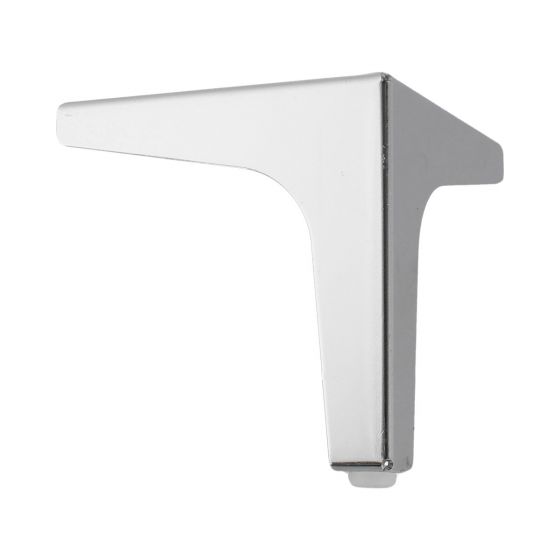 Pata para para sofá Slim 130 mm cromo triangular Bolder