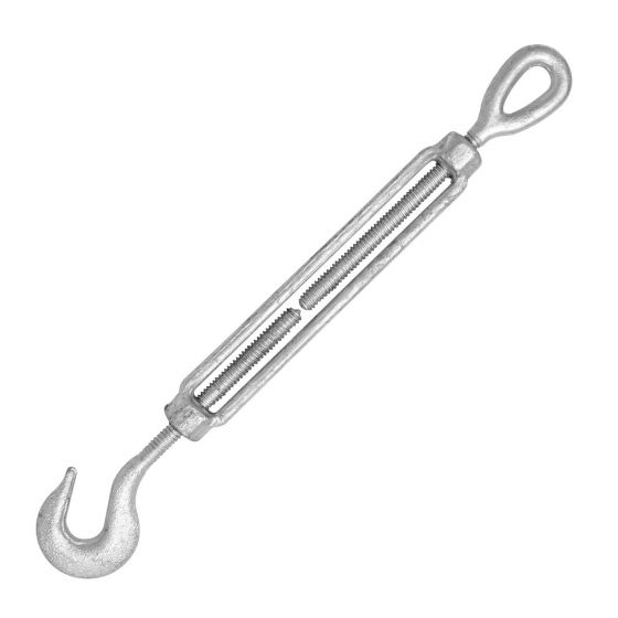 Tensor de acero forjado gancho con armella 1/4" x 4" 292103 OBI
