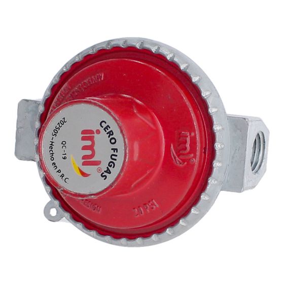 Regulador para gas L.P. de una vía para alta presión QC-19 IML