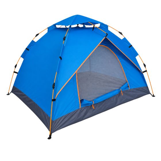 Casa de campaña plegable Azul para 2-3 personas HW103-BU
