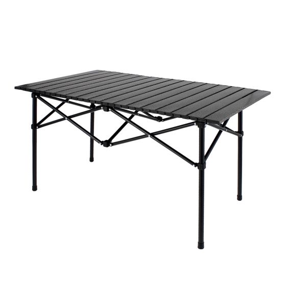 Mesa de Camping Plegable Rectangular HW123-BK Negra