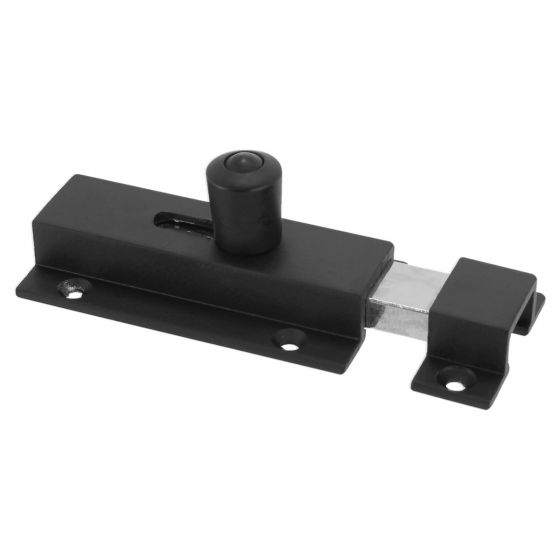 Pasador de sobreponer 60 mm negro mate A3004 Rish
