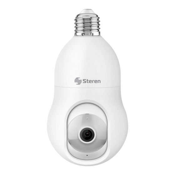Cámara de seguridad Wi-Fi* 3 Mpx robotizada con seguidor de movimiento para socket CCTV-238 Steren
