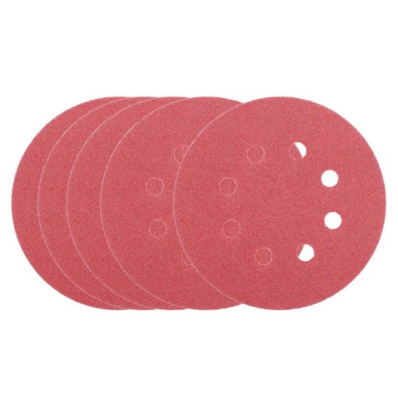 Discos de lija para lijadora roto-orbital de 5" G-120 TC6037 Toolcraft