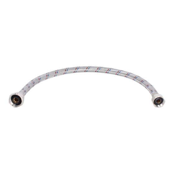 Manguera flexible de aluminio para sanitario 1/2" x 7/8" YD0028 Yarden