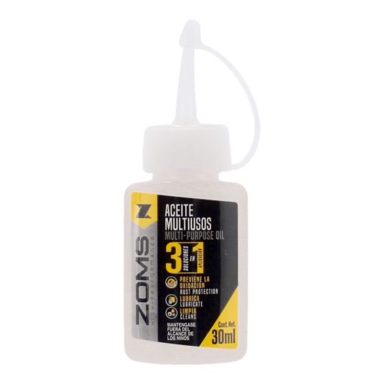 Aceite Multiusos 3 soluciones en 1 Aplicación 30 ml ZOMS