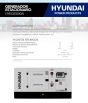 Generador estacionario HYEGE50KW Hyundai
