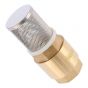 Válvula de pie pichancha 1-1/4" con rejilla de acero inoxidable 11740 Adir
