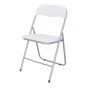 Silla plegable acojinada color blanco 12152 Deco Hogar