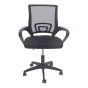 Silla de oficina negra 12352 Deco Hogar