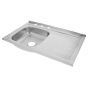Tarja de sobreponer 80 x 50 cm escurridor derecho 2101 Maxflu