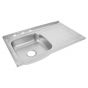 Tarja de sobreponer 80 x 50 cm escurridor derecho 2101 Maxflu