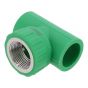 Tee rosca central Hembra ø 25 x 3/4" para tubo PP- R 7138 Maxflu