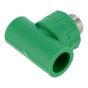 Tee PPR Rosca Central Macho 20 mm x 1/2" 7140 Maxflu