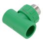 Tee rosca central Macho ø 25 x 3/4" para tubo PP- R 7141 Maxflu