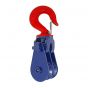 Polea doble giratoria pasteca de 5" para 4 tons. con gancho y seguro 1/2" 274172 OBI
