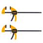 Juego de prensas sargento de ajuste rápido 12" de 100 libras DWHT83158 DeWalt