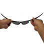 Lentes de seguridad negros / ahumados Super Rodium SV1005 NGR MR Seguridad