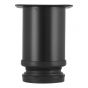 Pata regulable para sofá y muebles negra 80 mm PS-2734 Bolder