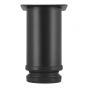 Pata regulable para sofá y muebles negra 100 mm PS-2735 Bolder