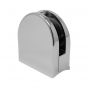 Conector Grapa base curva cromada BRK762C Bruken