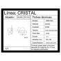 Conector Grapa base curva cromada BRK762C Bruken