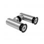 Conector doble vidrio-vidrio 180° BRK 672 B Bruken