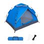 Casa de campaña plegable Azul para 2-3 personas HW103-BU
