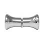 Perilla para puerta de cristal 30 x 30 cromo K-276 Axcent