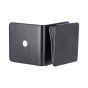 Clip para vidrio fijo a 90° negro mate K-507N Axcent