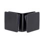Clip vidrio-vidrio a 90° negro mate K-508N Axcent