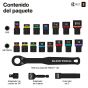 Juego de dados pasantes e impacto KNECT™ SAE y Métrico 33 piezas 65302KNECT Klein Tools
