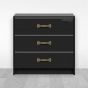Jaladera para mueble bronce 110 mm Mañon