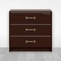 Jaladera para mueble bronce 110 mm Mañon