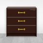 Jaladera para mueble latonada 110 mm Mañon