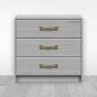 Jaladera para mueble bronce 130 mm Mañon