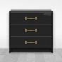 Jaladera para mueble bronce 130 mm Mañon
